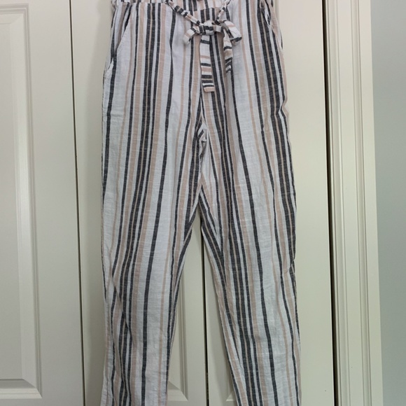 stripped cotton pants - Picture 2 of 2